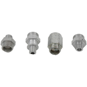 OIL LINES FOR EARLY BIG TWIN White pltd Oil line fitting kit BT40-57