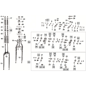 PARTS FOR OLD STYLE SPRINGER FORKS
