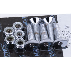 BRAKE ROTOR SCREWS & NUTS FOR SPORTSTER Disc brake rotor to hub kit XLS Flathead