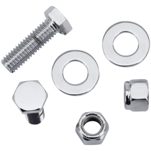 CHROME ENGINE STABILIZER SCREW KIT Motor mount set BT84-00 TC99-17 hex/Flat