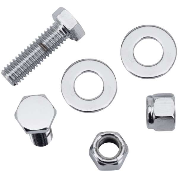 CHROME ENGINE STABILIZER SCREW KIT Motor mount set BT84-00 TC99-17 hex/Flat