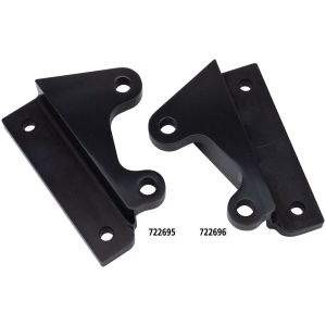 TON PELS SIGNATURE "FAT BUBBA" FRONT FORKS Black FatBubba fork caliperbrckt 00up RH