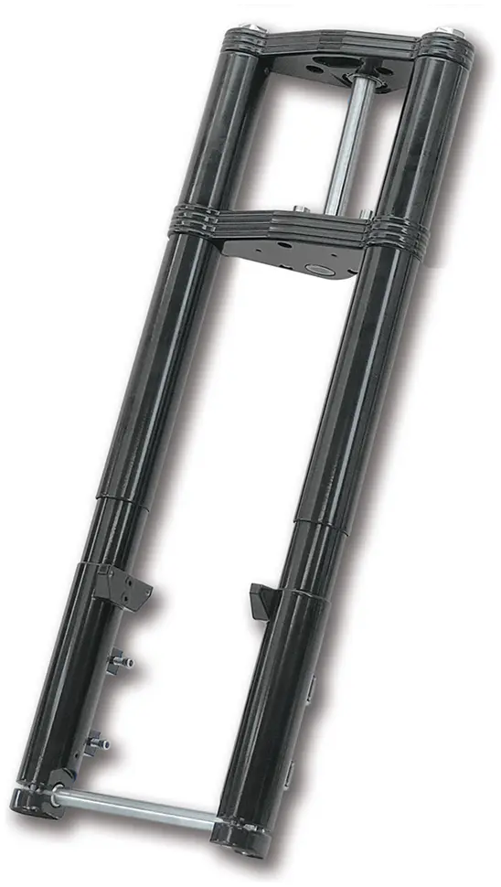 TON PELS SIGNATURE "FAT BUBBA" FRONT FORKS Black Anodized Bubba fork 0 dgr 8" o.s.