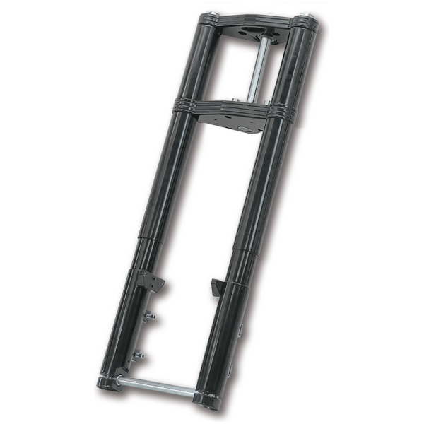 TON PELS SIGNATURE "FAT BUBBA" FRONT FORKS Black Anodized Bubba fork 6 dgr 8" o.s.