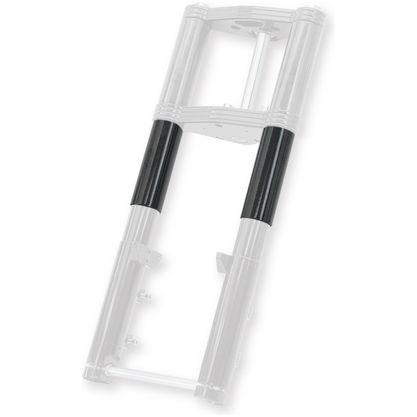 TON PELS SIGNATURE "FAT BUBBA" FRONT FORKS Blck Ano Bubba lower fork covers 225mm