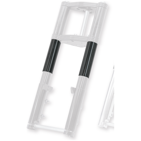 TON PELS SIGNATURE "FAT BUBBA" FRONT FORKS Blck Ano Bubba lower fork covers 250mm