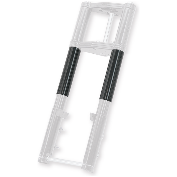 TON PELS SIGNATURE "FAT BUBBA" FRONT FORKS Blck Ano Bubba lower fork covers 300mm