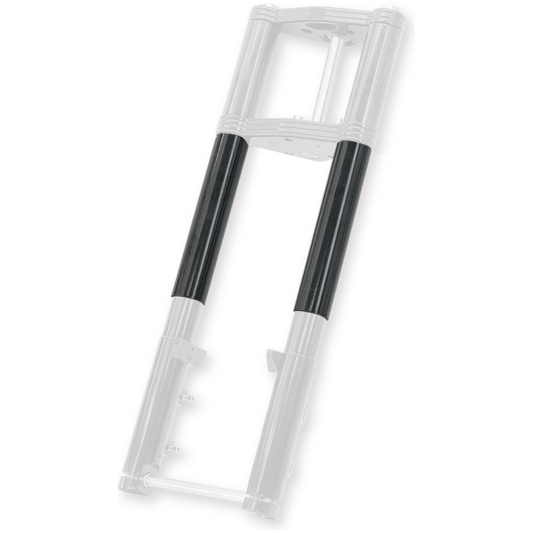 TON PELS SIGNATURE "FAT BUBBA" FRONT FORKS Blck Ano Bubba lower fork covers 350mm