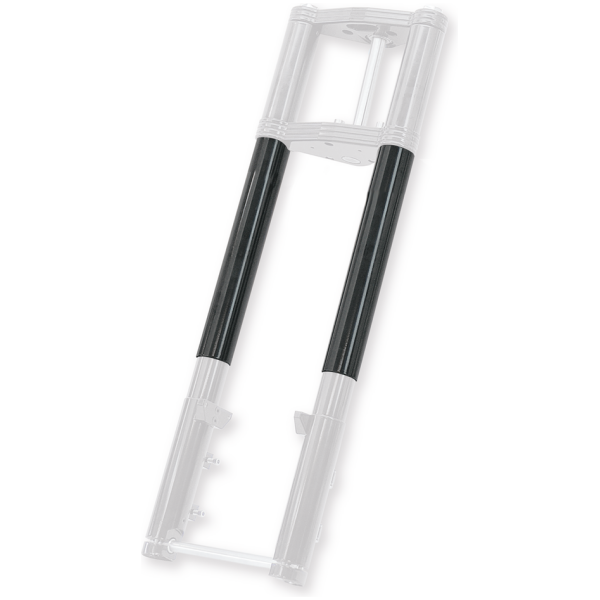 TON PELS SIGNATURE "FAT BUBBA" FRONT FORKS Black Ano Bubba lower fork covers 450mm
