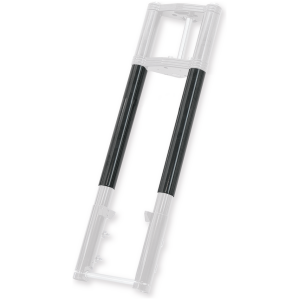 TON PELS SIGNATURE "FAT BUBBA" FRONT FORKS Black Ano Bubba lower fork covers 500mm
