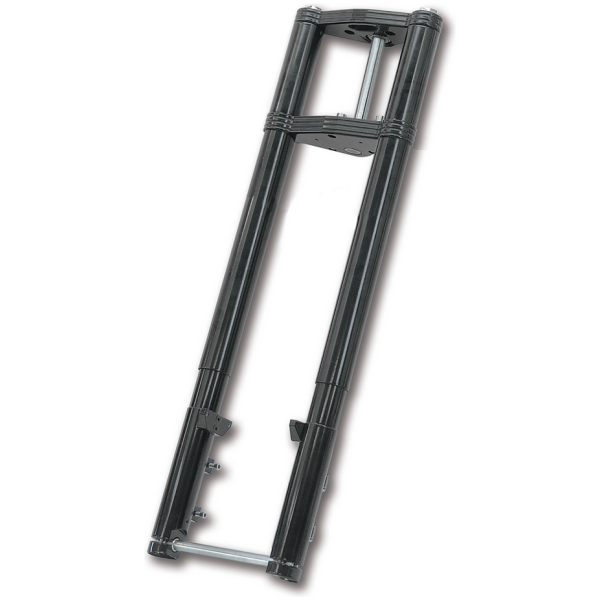TON PELS SIGNATURE "FAT BUBBA" FRONT FORKS Black Anodized Bubba fork 6 dgr 14" os