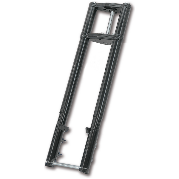 TON PELS SIGNATURE "FAT BUBBA" FRONT FORKS Black Anodized Bubba fork 6 dgr 16" o.s.