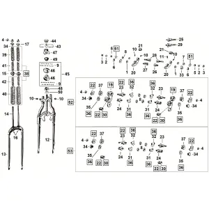 PARTS FOR OLD STYLE SPRINGER FORKS