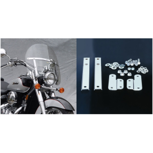 NATIONAL CYCLE CHOPPED HEAVY-DUTY WINDSHIELD Chopped H-Duty kit clear FLST86-up