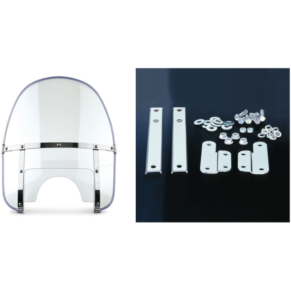 NATIONAL CYCLE BEADED HEAVY DUTY WINDSHIELD Beaded H-Duty kit clear FLST86-up