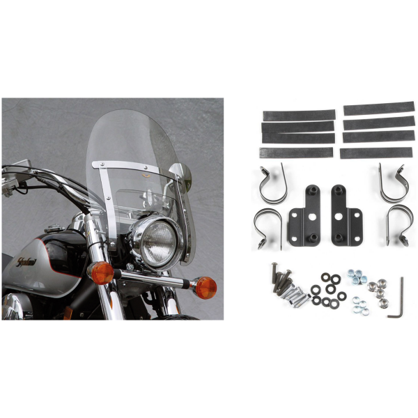 NATIONAL CYCLE NARROW FRAME HEAVY DUTY WINDSHIELDS Ranger Heavy Duty kit XL71-86 FX71-86