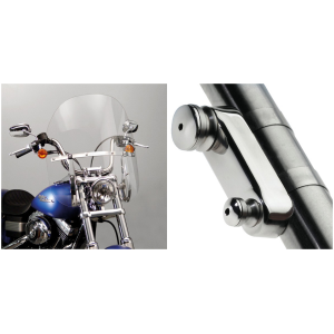 NATIONAL CYCLE SWITCHBLADE 2-UP QUICK-RELEASE WINDSHIELDS Switchblade 2-up kit FXD06-17