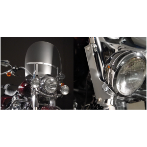 NATIONAL CYCLE SWITCHBLADE 2-UP QUICK-RELEASE WINDSHIELDS Switchblade 2-up kit FLHR FLHRC FLHRS