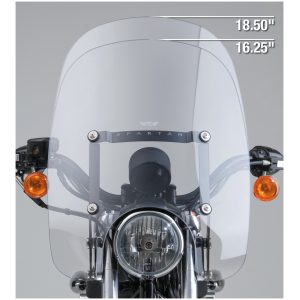 NATIONAL CYCLE SPARTAN QUICK-RELEASE WINDSHIELDS Spartan 17" kit 39mm forks