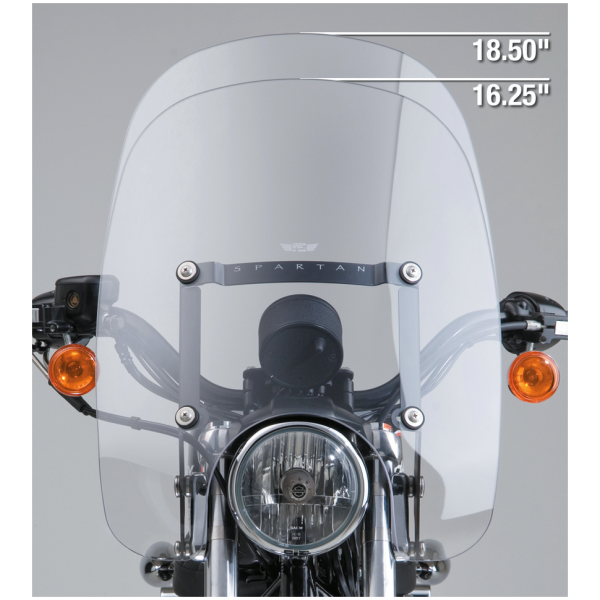 NATIONAL CYCLE SPARTAN QUICK-RELEASE WINDSHIELDS Spartan 17" kit 39mm forks