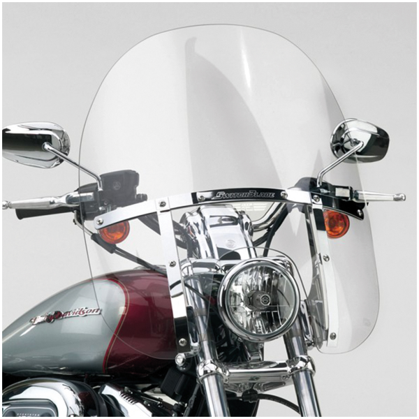 NATIONAL CYCLE SWITCHBLADE 2-UP QUICK-RELEASE WINDSHIELDS Switchblade 2-up windscreen clear N21117