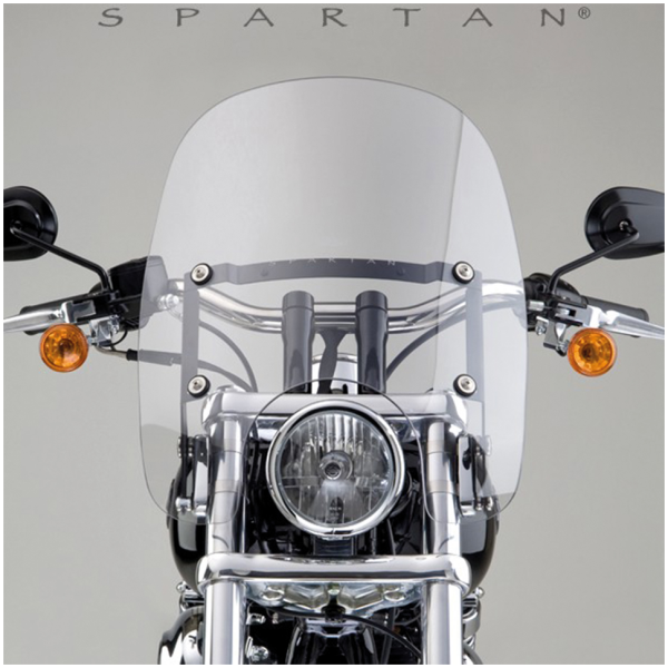 NATIONAL CYCLE SPARTAN QUICK-RELEASE WINDSHIELDS Spartan 17" HT,CLR,Q,FXDC models