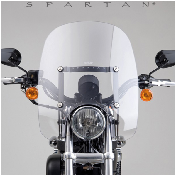 NATIONAL CYCLE SPARTAN QUICK-RELEASE WINDSHIELDS Spartan 17" HT,CLR,Q,XL models