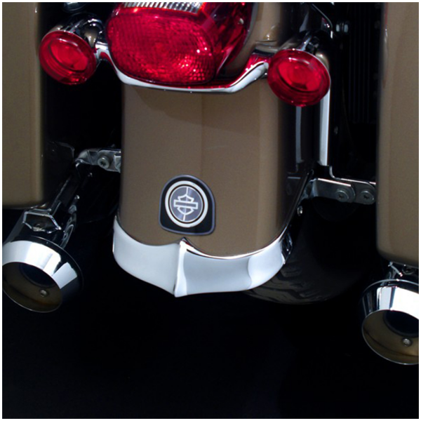 NATIONAL CYCLE CHROME CAST FENDER TIPS Nat.Cycle Chr fendertip FLTR00-10 Rr 1Pc
