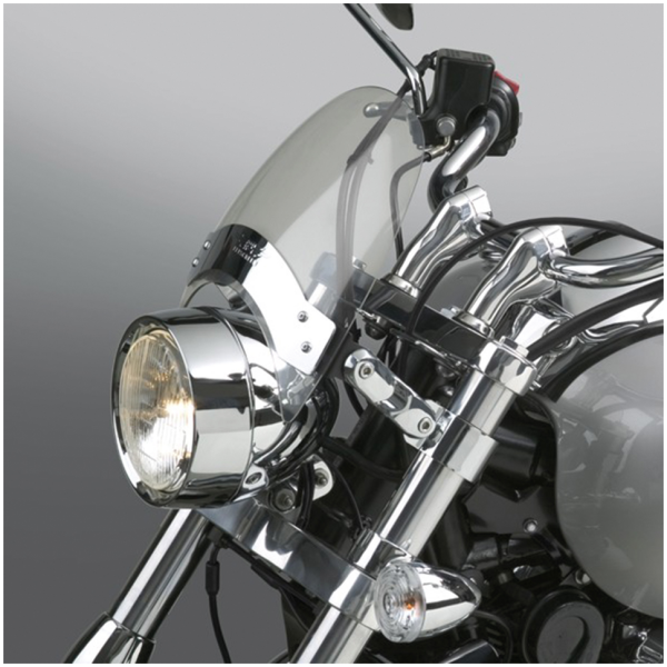 NATIONAL CYCLE FLY-SCREEN LS NC Flyscreen light w/chrome HW 52-56mm