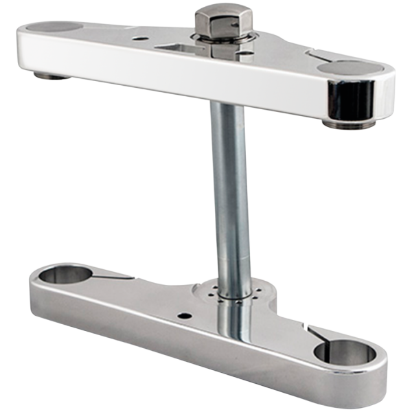 TOLLE SOLID BILLET ALUMINUM TRIPLE TREES Triple tree polis Visible 3dg Rigid 41.2