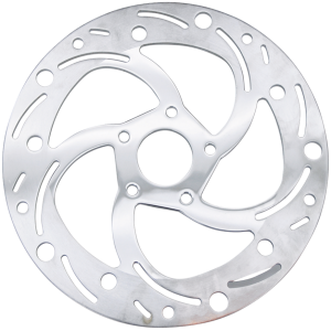 TOLLE CHROME DISC BRAKE ROTORS Disc rotor 11,5" 5-spoke slotted/drilled
