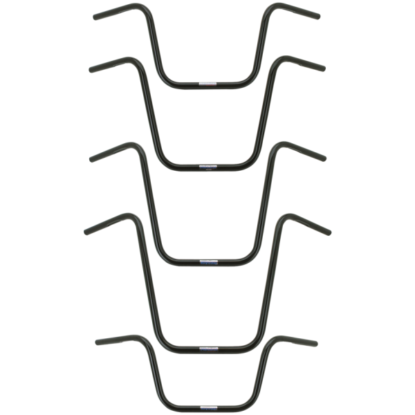 FEHLING ONE INCH DIAMETER APEHANGER HANDLEBARS Apehanger black "Medium" H=310mm 82-up