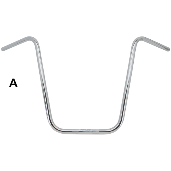FEHLING ONE INCH DIAMETER APEHANGER HANDLEBARS Apehanger "Near Space" 82-up