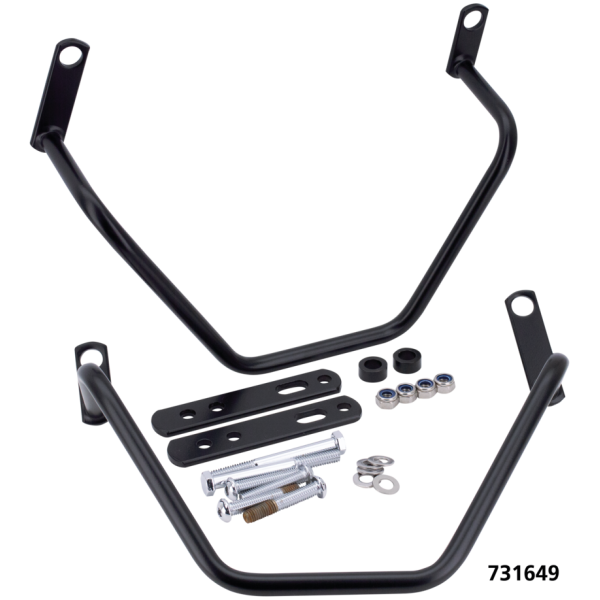 FEHLING SADDLEBAG SUPPORTS Black Saddle Bag Supports FXD06-17