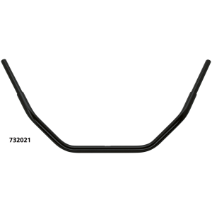 FEHLING FAT BAR 1 1/4 INCH HANDLEBARS Dirty bar 1-1/4" 1M wide  5 hole Black