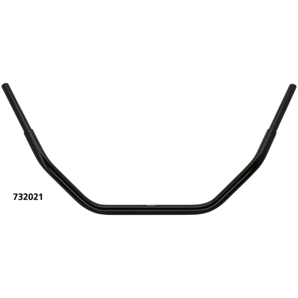 FEHLING FAT BAR 1 1/4 INCH HANDLEBARS Dirty bar 1-1/4" 1M wide  5 hole Black
