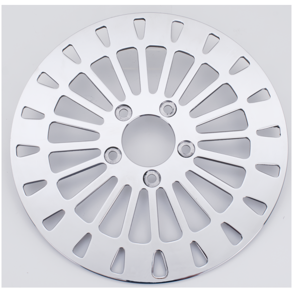 RIDE WRIGHT WHEELS RADIAL LACED FAT 50'S RWW Klassic 11.5" 00up rear disc polish