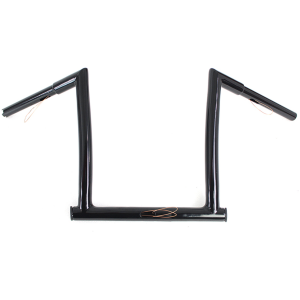 14" ChiZeled Bar 1.25" Black Dimpled TBW