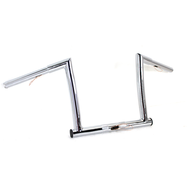 CHIZELED PHAT HANDLEBARS FOR ROAD GLIDE 12" ChiZeled Bar 1.25" Chr Dimpled TBW