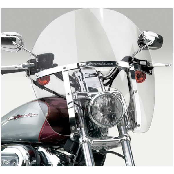 NATIONAL CYCLE SWITCHBLADE CHOPPED QUICK-RELEASE WINDSHIELDS Quick Release screen Chopped Clear