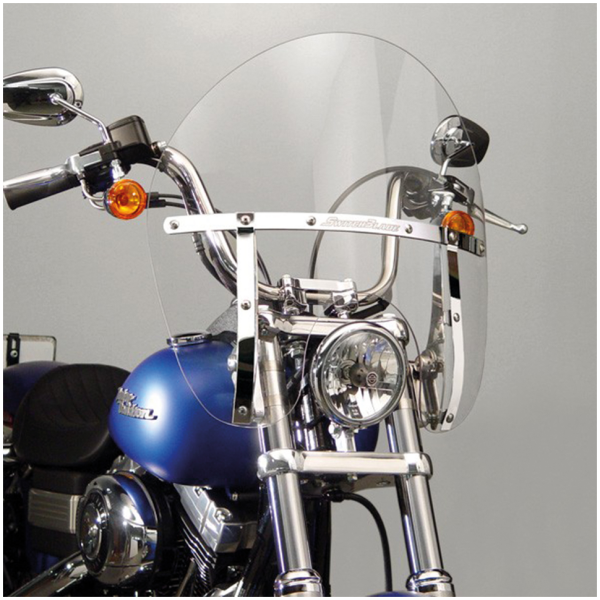 NATIONAL CYCLE SWITCHBLADE CHOPPED QUICK-RELEASE WINDSHIELDS Quick Release screen Chopped Clear