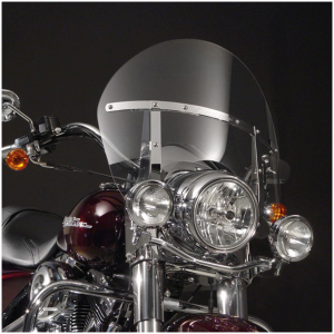 NATIONAL CYCLE SWITCHBLADE CHOPPED QUICK-RELEASE WINDSHIELDS Quick Release screen Chopped Clear