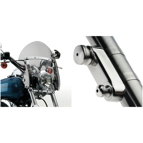NATIONAL CYCLE SWITCHBLADE SHORTY QUICK-RELEASE WINDSHIELDS Switchblade Shorty Tinted kit 41mm forks
