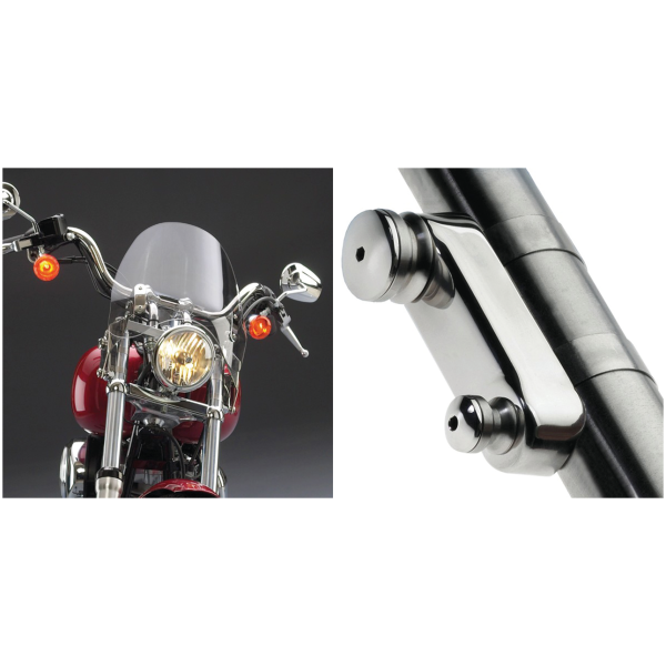 NATIONAL CYCLE SWITCHBLADE DEFLECTOR QUICK-RELEASE WINDSHIELDS Switchblade Deflector Clear kit 41mm for