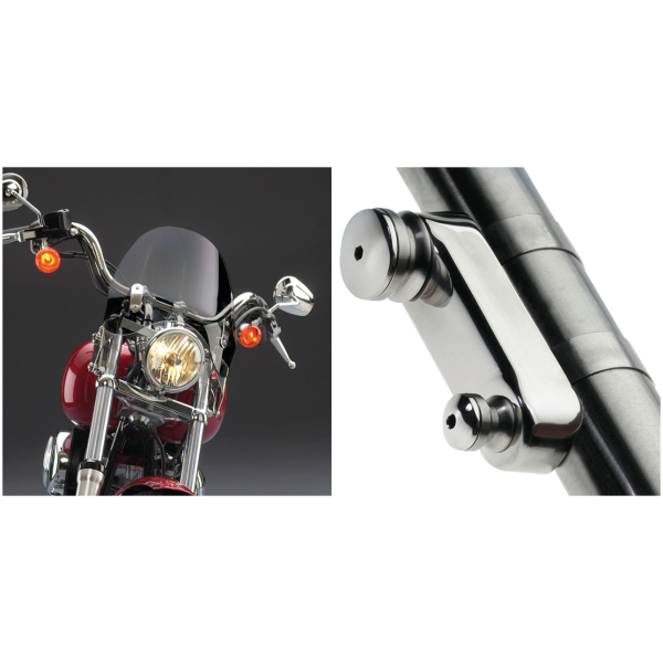 NATIONAL CYCLE SWITCHBLADE DEFLECTOR QUICK-RELEASE WINDSHIELDS Switchblade Deflector Tinted kit 41mm fo