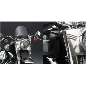 NATIONAL CYCLE SWITCHBLADE DEFLECTOR QUICK-RELEASE WINDSHIELDS Switchblade Deflector Clear kit 41mm for