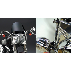 NATIONAL CYCLE SWITCHBLADE DEFLECTOR QUICK-RELEASE WINDSHIELDS Switchblade Deflector Tinted kit 41mm fo