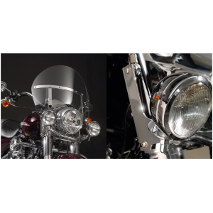 NATIONAL CYCLE SWITCHBLADE CHOPPED QUICK-RELEASE WINDSHIELDS Switchblade Chopped Clear kit FLHR
