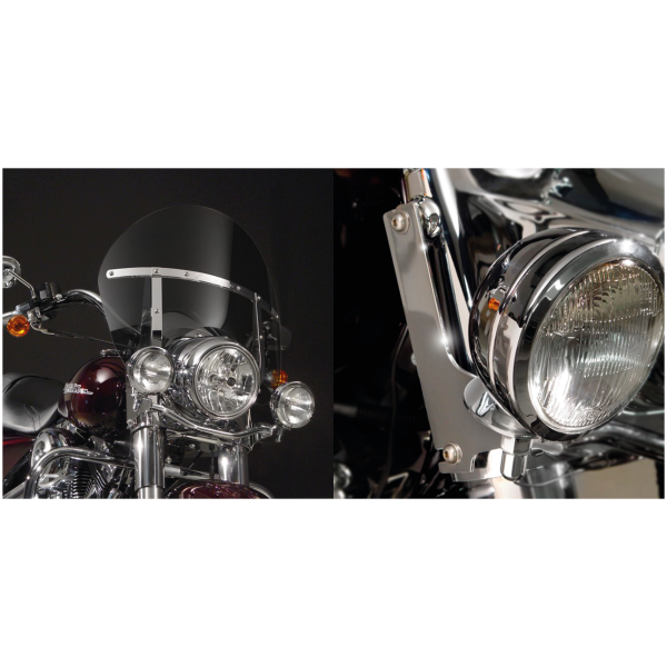 NATIONAL CYCLE SWITCHBLADE CHOPPED QUICK-RELEASE WINDSHIELDS Switchblade Chopped Tinted kit FLHR