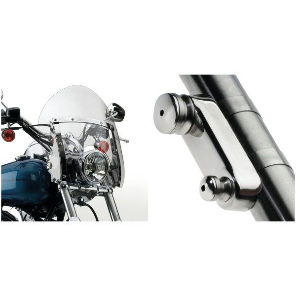 NATIONAL CYCLE SWITCHBLADE SHORTY QUICK-RELEASE WINDSHIELDS Switchblade Shorty Clear kit FXDWG06-17